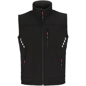 St枚rvik Troms - Softshell Bodywarmer - Zwart - 3XL