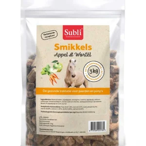Subli Smikkels - Paardensnack - 1.5 Kilogram - naturel