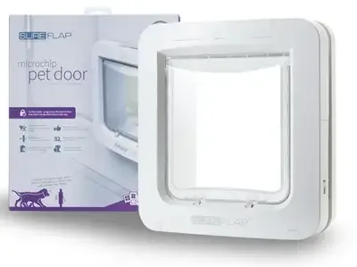 Sureflap Kattenluik Microchip Wit Large