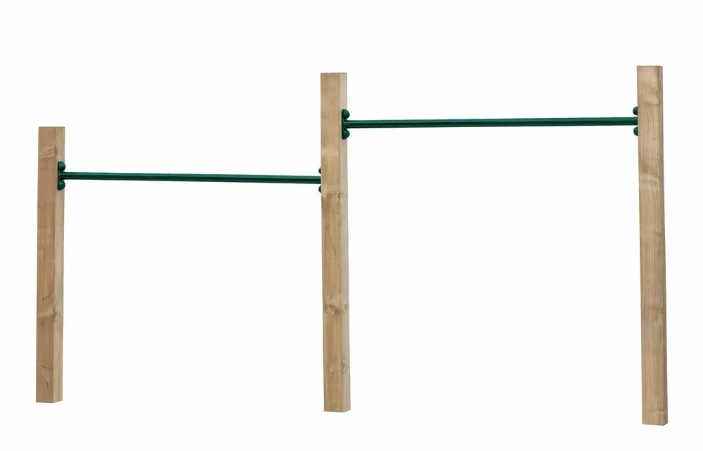 Swing King - Duikelrek dubbel - Groen - Hout