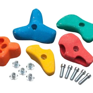 Swing King - Klimsteenset - 10 Stuks - Multi - Kunststof - S