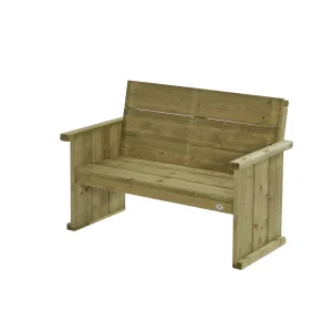 Talen Buitenmeubelen Lisse - Tuinbank - Bruin - 93x60x230 cm
