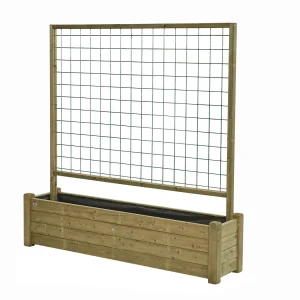 Talen Horst - Bloembak met rek - 1x120x40 cm
