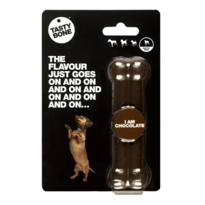 Tasty Bone - Kauwbot - Chocolade - Kauw & Smaakplezier - XS - 11cm