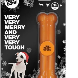 Tasty Bone - Kauwbot - Kerst - Kauw & Smaakplezier - Gebraden Gans - 15cm