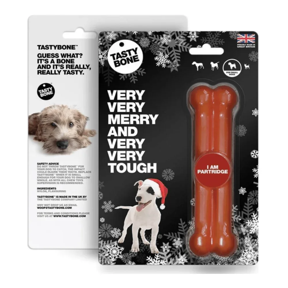 Tasty Bone - Kauwbot - Kerst - Kauwplezier - Patrijs - 15cm - Image 2