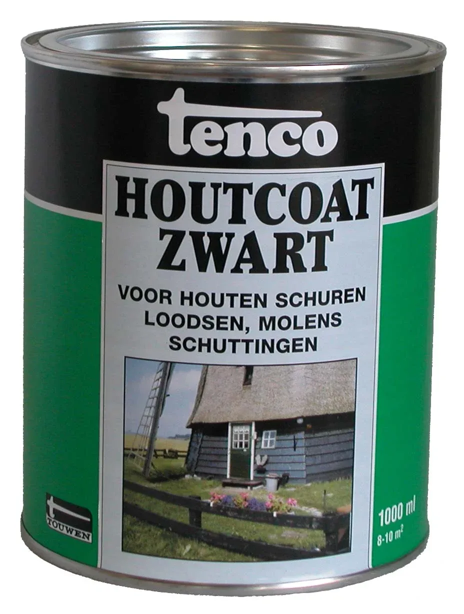 Tenco - Houtcoat - 5 Liter - Zwart
