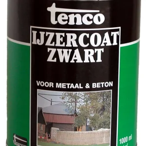 Tenco - Ijzercoat - 1 Liter - Zwart