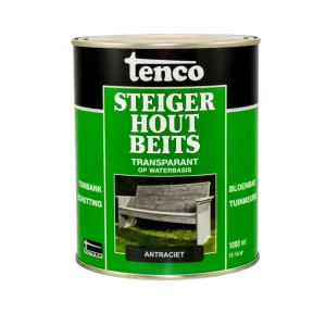Tenco - Steigerhoutbeits - 1 Liter - Grijs