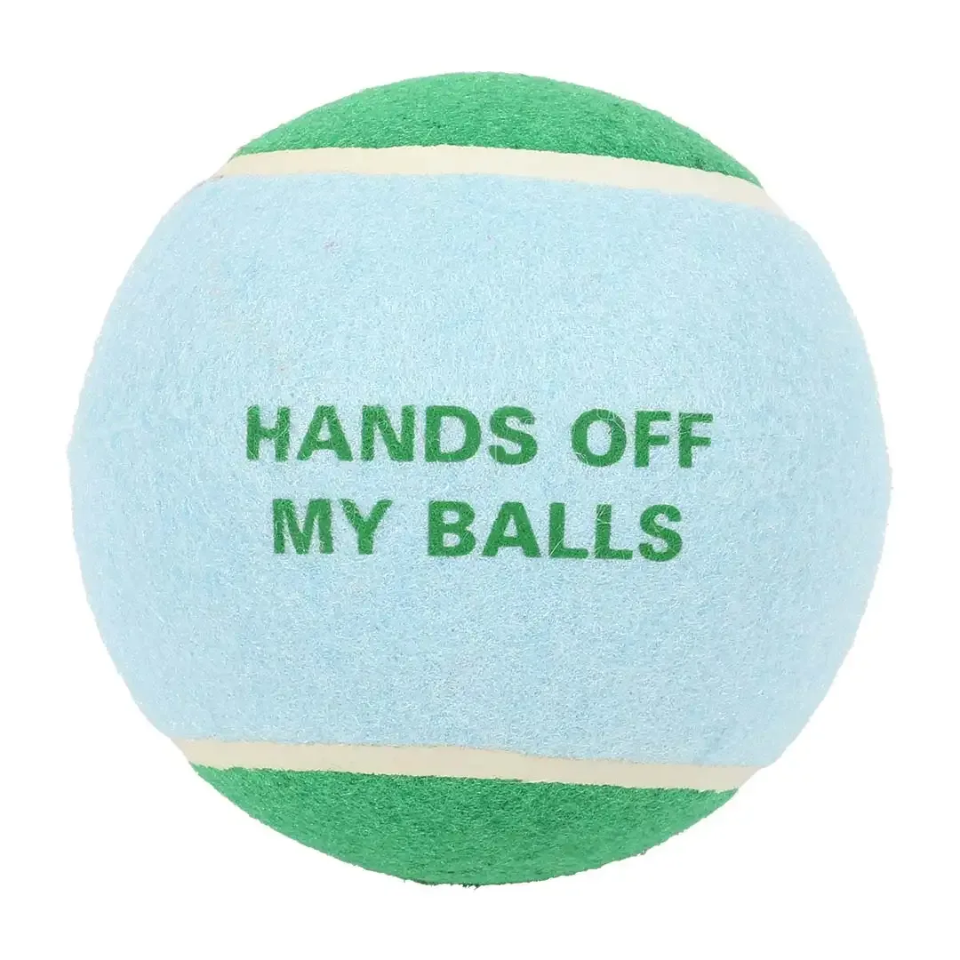 Tennisbal HANDS OFF XL – 12,7cm blauw/groen