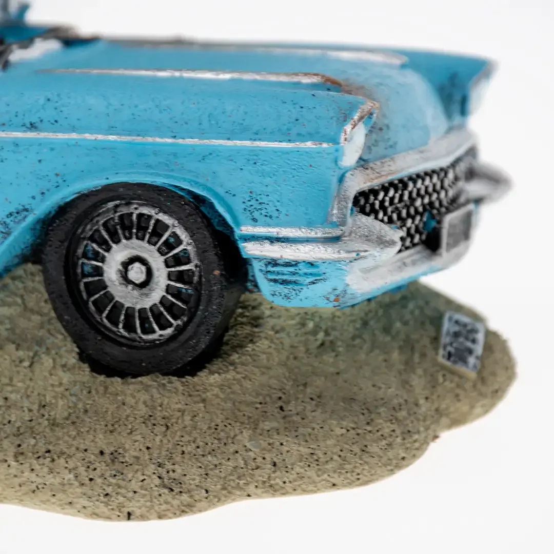Terrarium Decoratie Desert Car USA - Image 2