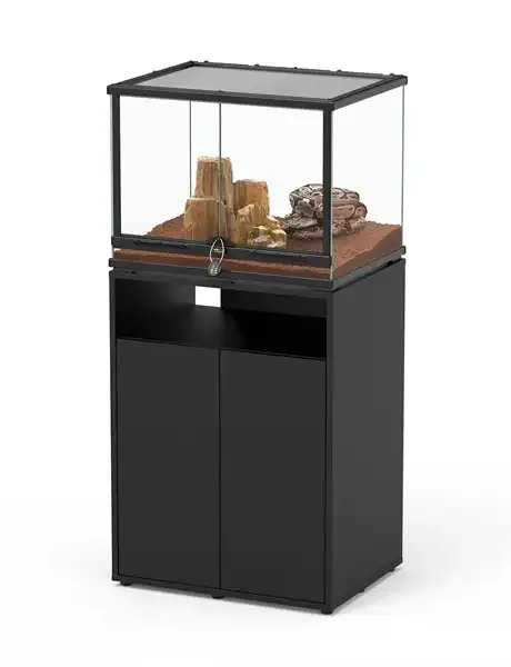 Terrarium Meubel zwart 60 x 45 cm