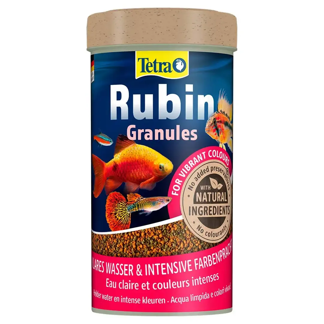 Tetra Rubin granulaat 250ML – 6x6x11,7cm