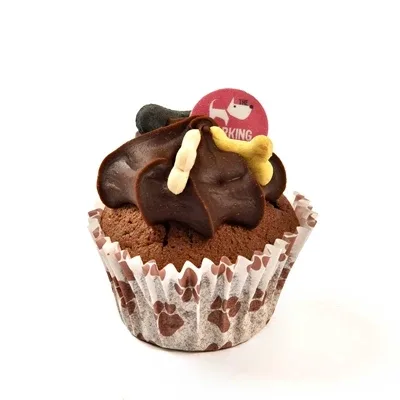 The Barking Bakery Vanilla Woofin met Carob Glazuur - 100 g - Image 2