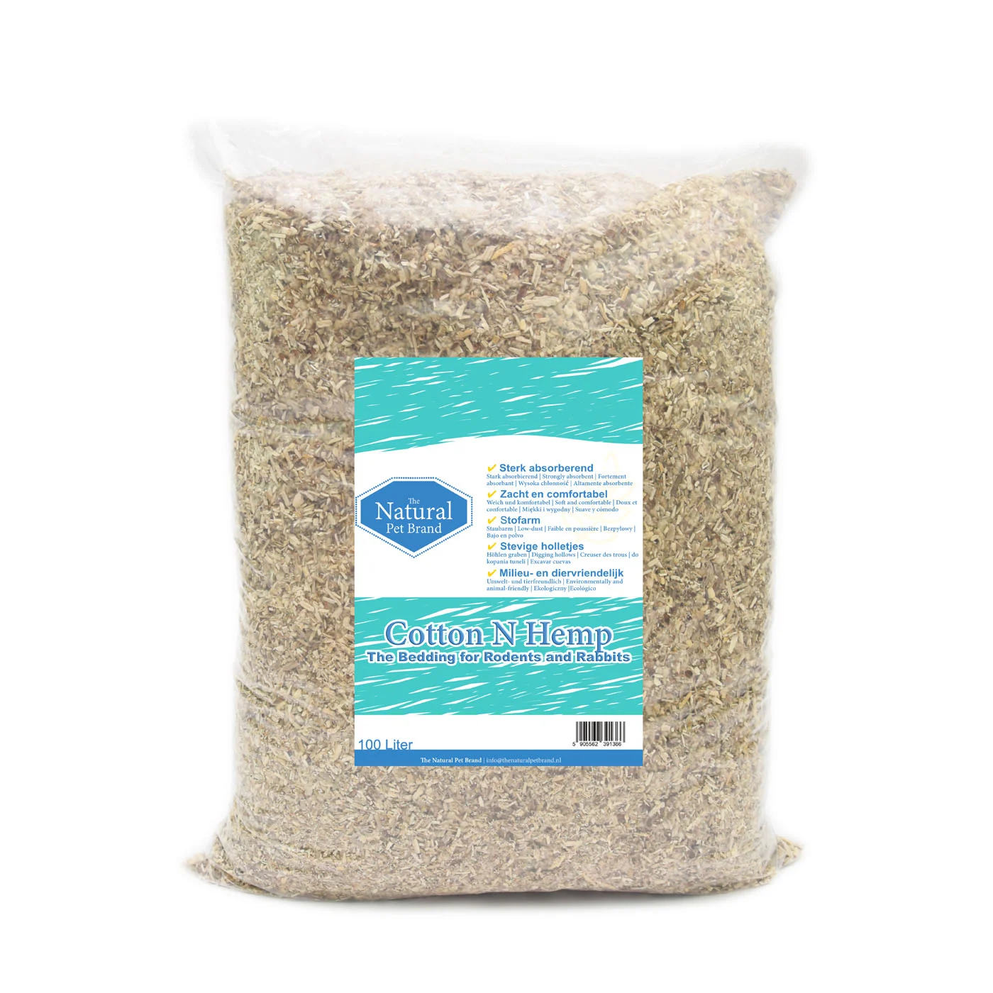 The Natural Pet Brand Cotton N Hemp - Bodembedekking - 100 Liter