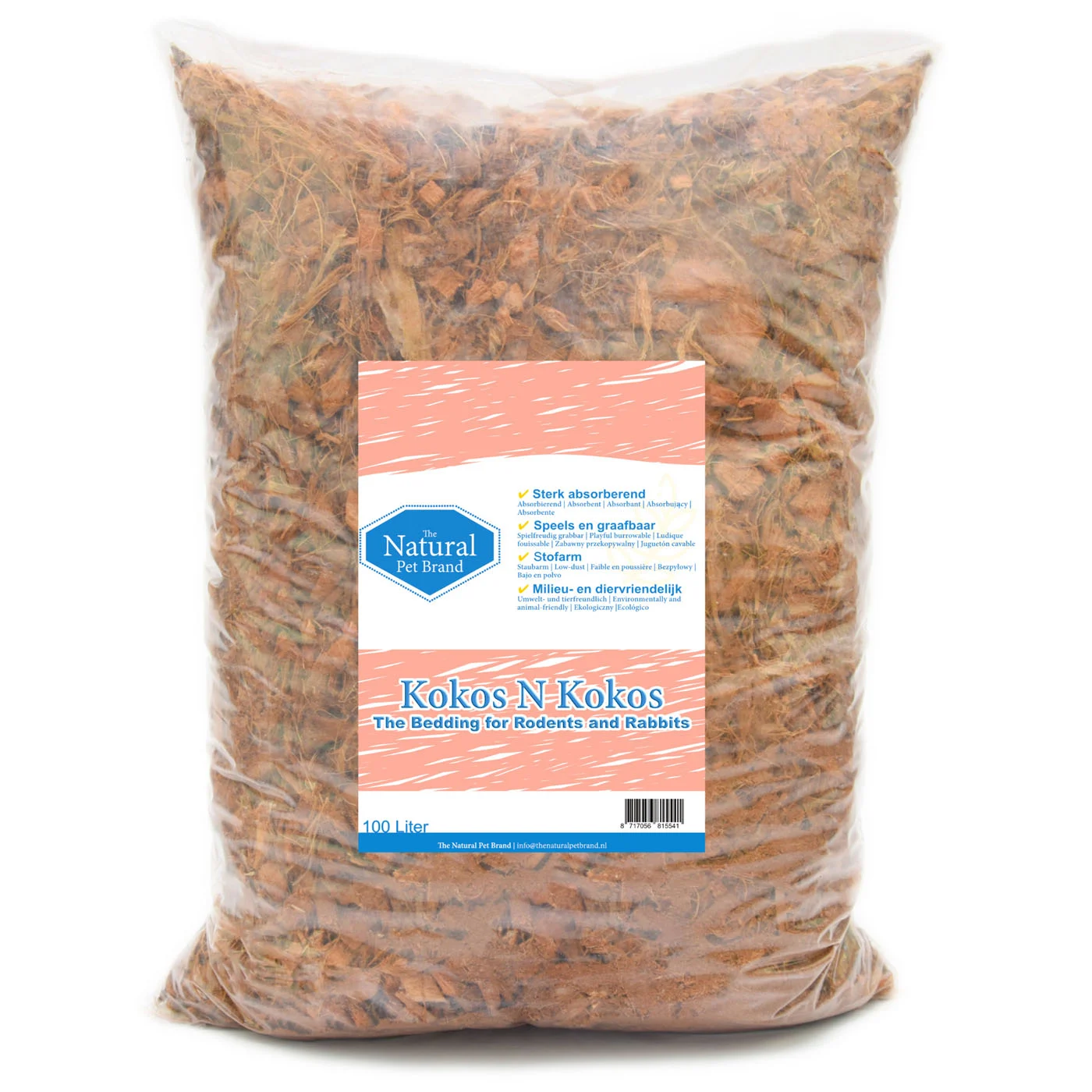 The Natural Pet Brand Kokos N Kokos - Bodembedekking - 100 Liter