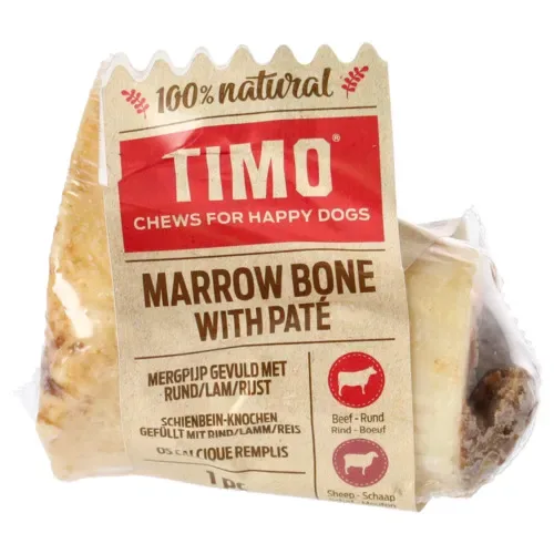 Timo Runderbot calcium gevuld met paté 308 gr Lam&Rijst