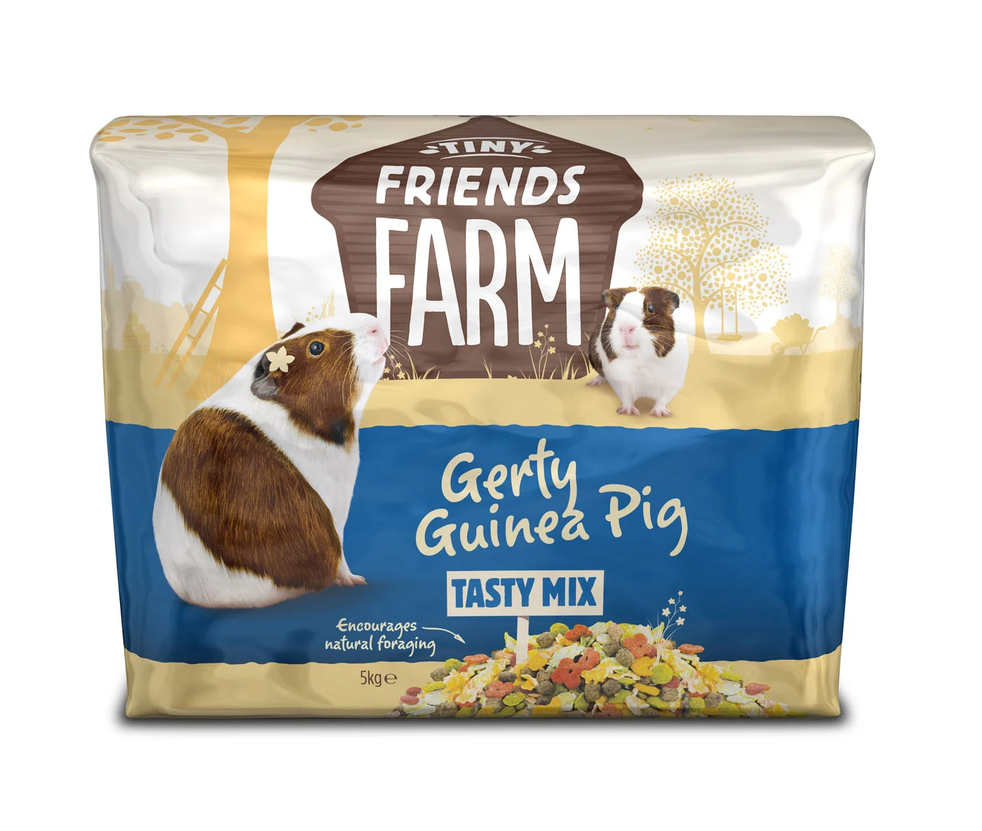 Tiny Friends Farm Gerty Guinea Pig - Caviavoer - 2.5 Kilogram