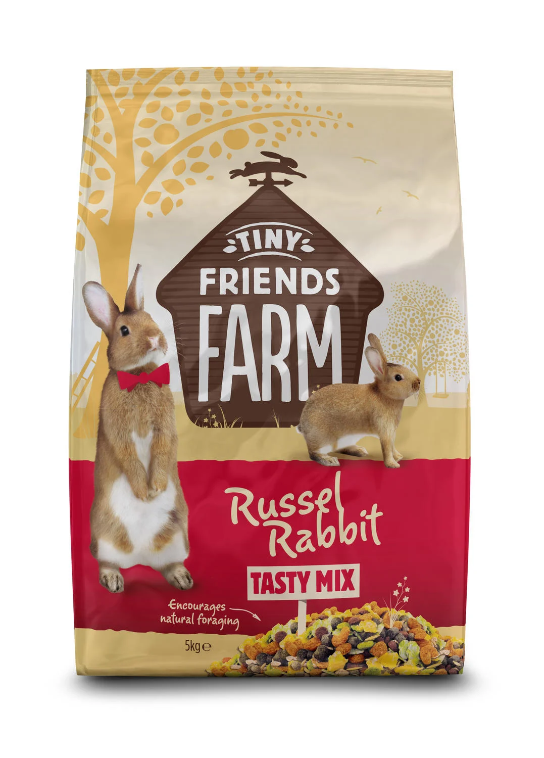 Tiny Friends Farm Russel Rabbit - Konijnenvoer - 2.5 Kilogram