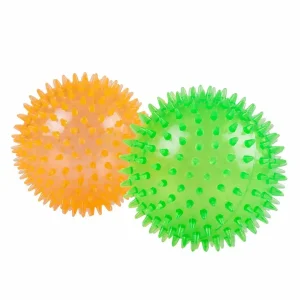 TPR Egelbal Drijvend 12cm oranje/groen