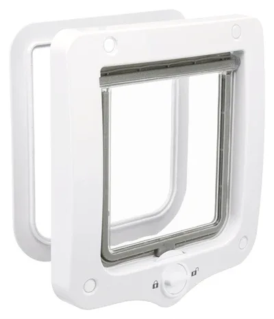 Trixie 2 Weg Huisdierluik 20x22 cm - Wit