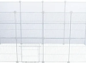 Trixie 4 Uitbreidingspanelen voor 62460 Metaal 35x35 cm - Wit