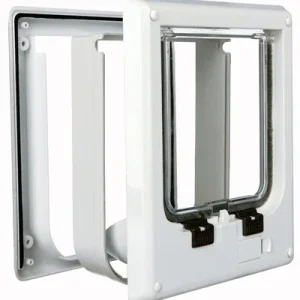 Trixie 4 Weg Huisdierluik Elektromagnetisch 21 X 24 cm - Wit