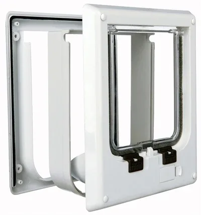 Trixie 4 Weg Huisdierluik Elektromagnetisch 21 X 24 cm - Wit