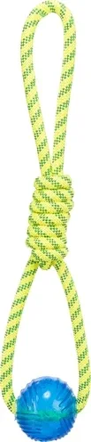 Trixie Aquatoy Touw Trekspeeltje Drijvend Polyester 6x6x40 cm 3st - Geel