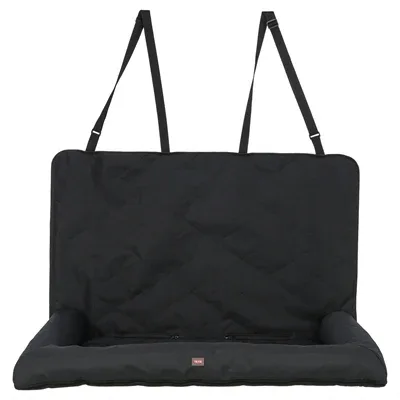 Trixie Autostoel Kussen Dubbel Zwart 95X50X10 Cm