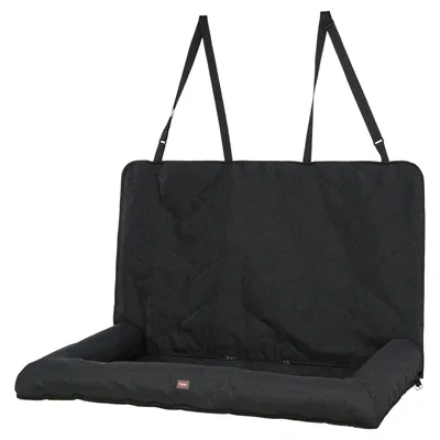 Trixie Autostoel Kussen Dubbel Zwart 95X50X10 Cm - Image 2