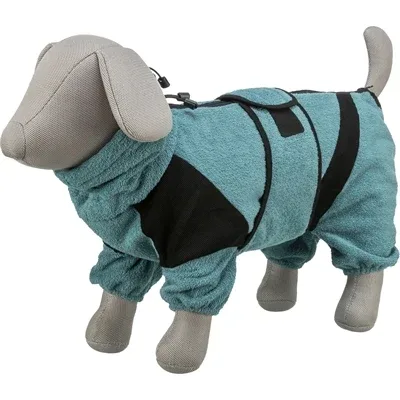 Trixie Badjas Huisoverall Badstof 30 cm - Petrol - Image 2