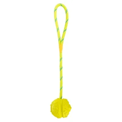 Trixie Bal aan Touw Natuurrubber Drijvend 7 cm 35 cm - Assorti