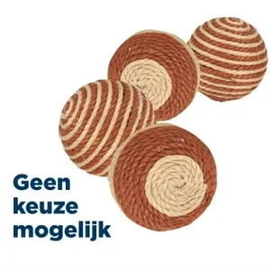 Trixie Bal Katoengaren 4,5 cm 42 St - Assorti