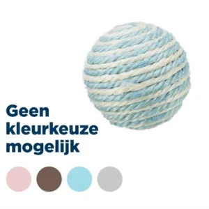 Trixie Bal Sisal 6x6x6 cm 4 St - Assorti