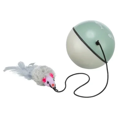 Trixie Bal Turbinio met Motor en Muis 9x9x9 cm - Assorti - Image 2