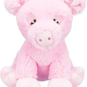 Trixie Be Eco Varkentje Edison Pluche Gerecycled 24 cm - Roze