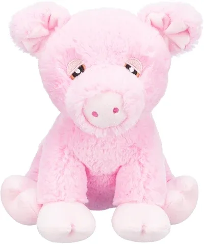 Trixie Be Eco Varkentje Edison Pluche Gerecycled 24 cm - Roze