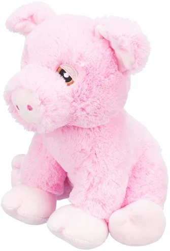 Trixie Be Eco Varkentje Edison Pluche Gerecycled 24 cm - Roze - Image 2