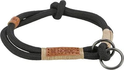 Trixie Be Nordic Halsband Hond Half Slip 50x1,3 cm - Zwart - Image 2