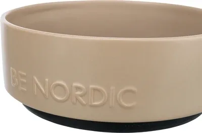 Trixie Be Nordic Voerbak Hond Keramiek Rubber 18 cm - 1,2 liter - Image 2