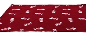 Trixie Beany Fleece Honden Kattendeken 100x70 cm 2 St - Bordeaux