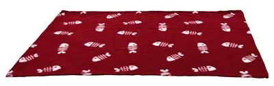 Trixie Beany Fleece Honden Kattendeken 100x70 cm 2 St - Bordeaux