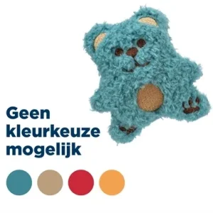 Trixie Beer Pluche met Catnip 8 cm - Assorti