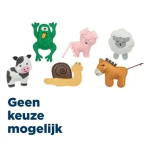 Trixie Boerderijdieren Vilt Met Catnip 8-11 cm 48 St