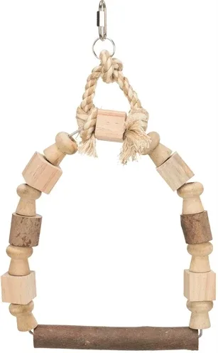 Trixie Boogschommel met Bonte Blokjes Hout 20x29 cm 3 St