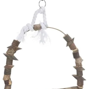 Trixie Boogschommel met Houten Blokjes Schorshout 22x29 cm 3 St