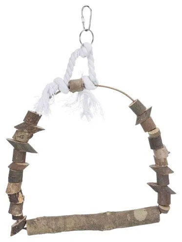 Trixie Boogschommel met Houten Blokjes Schorshout 22x29 cm 3 St