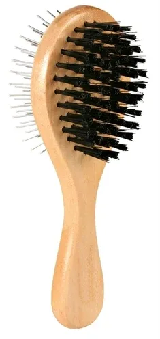 Trixie Borstel Dubbelzijdig Hout 17x5 cm 2 St