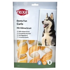 Trixie Denta Fun Chicken Chewing Curls 15 cm - 110 gr